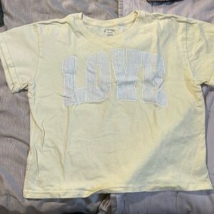 Art Class Yellow LOVE tee